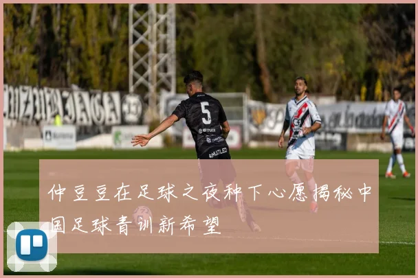 仲豆豆在足球之夜种下心愿揭秘中国足球青训新希望